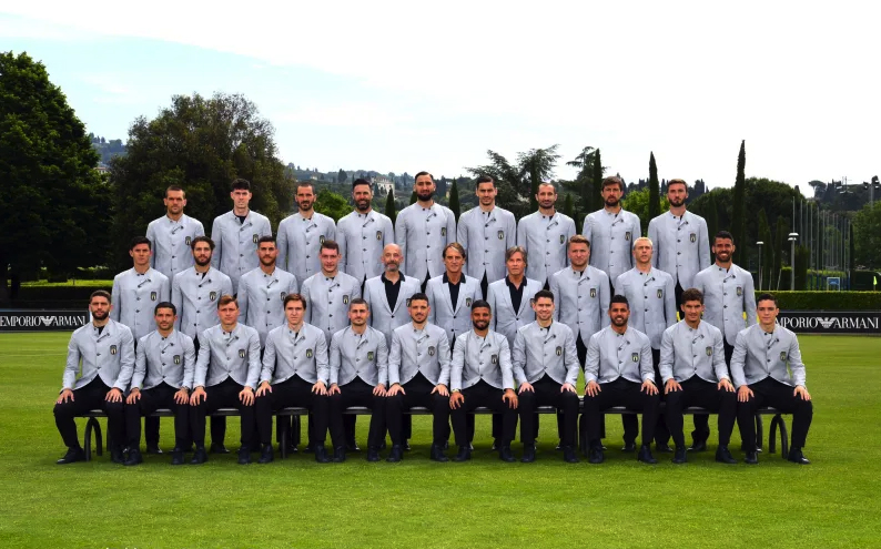 UEFA EURO 2020 意大利足球國家隊合影