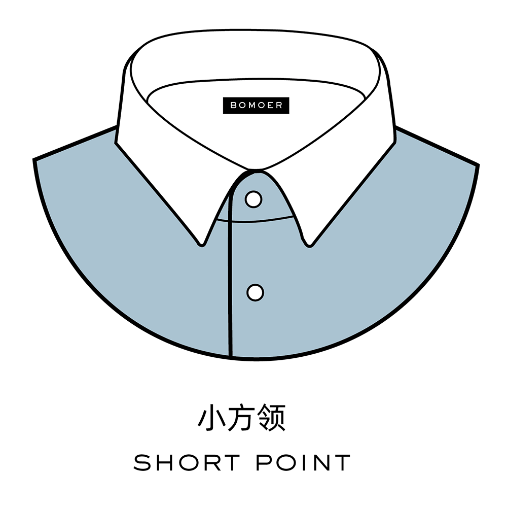 領(lǐng)型 小方領(lǐng)